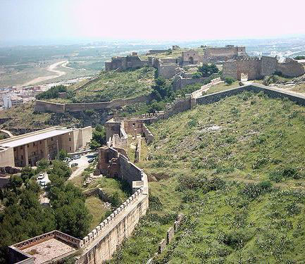Vista del castillo de Sagunto